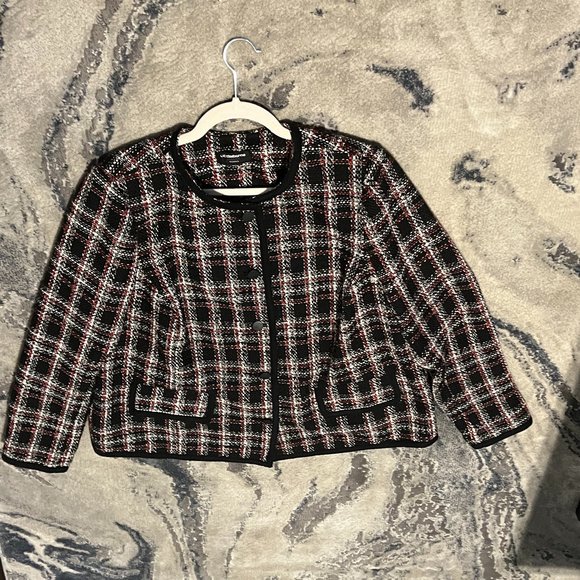 Liz Claiborne Career Woman Tweed Jacket Plus Size 16W - Picture 4 of 7